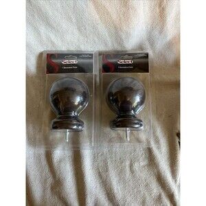 2 New Select Decorative Finial Mocha 2-1/4 Pole